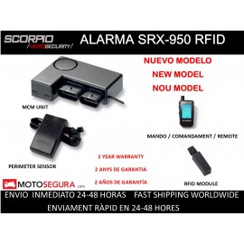 Alarma Scorpio SRX-950 - 2 vias RFID básico con sensor perimetral