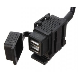 2 USB 12V WWaterproof Motorcycle Power Adaptor