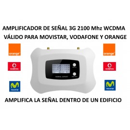 Amplificador señal móvil 3G 2100 Mhz Movistar Vodafone Orange