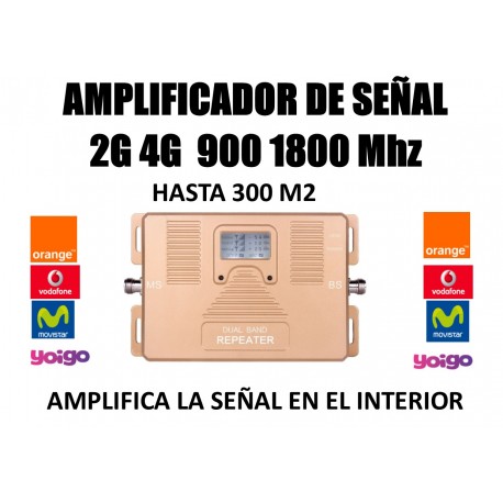 Amplificador de senyal mòbil 2G GSM 900 Mhz per a Movistar Vodafone