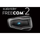 Manos libres e intercomunicador moto Cardo Scala Freecom 2