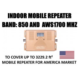 Amplificador de señal móvil 850 1700 AWS Mhz para AMERICA USA